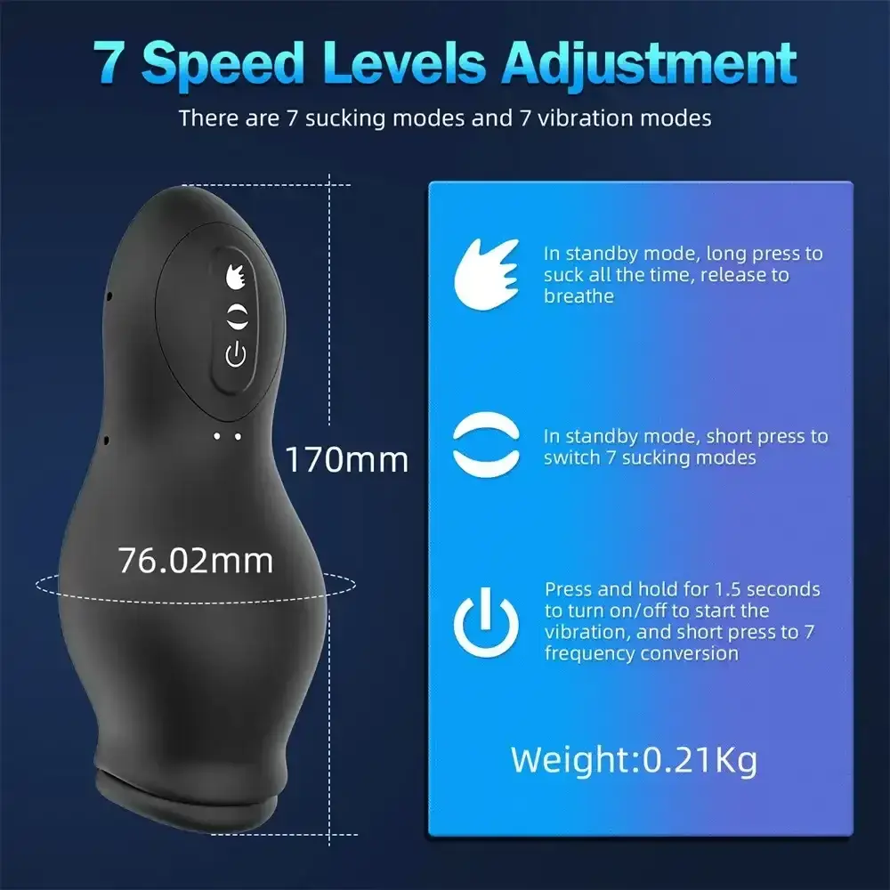 rechargeable telescopic sucking vibrator