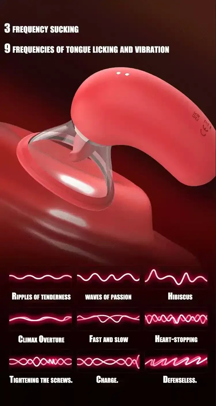 rechargeable tongue licking toy