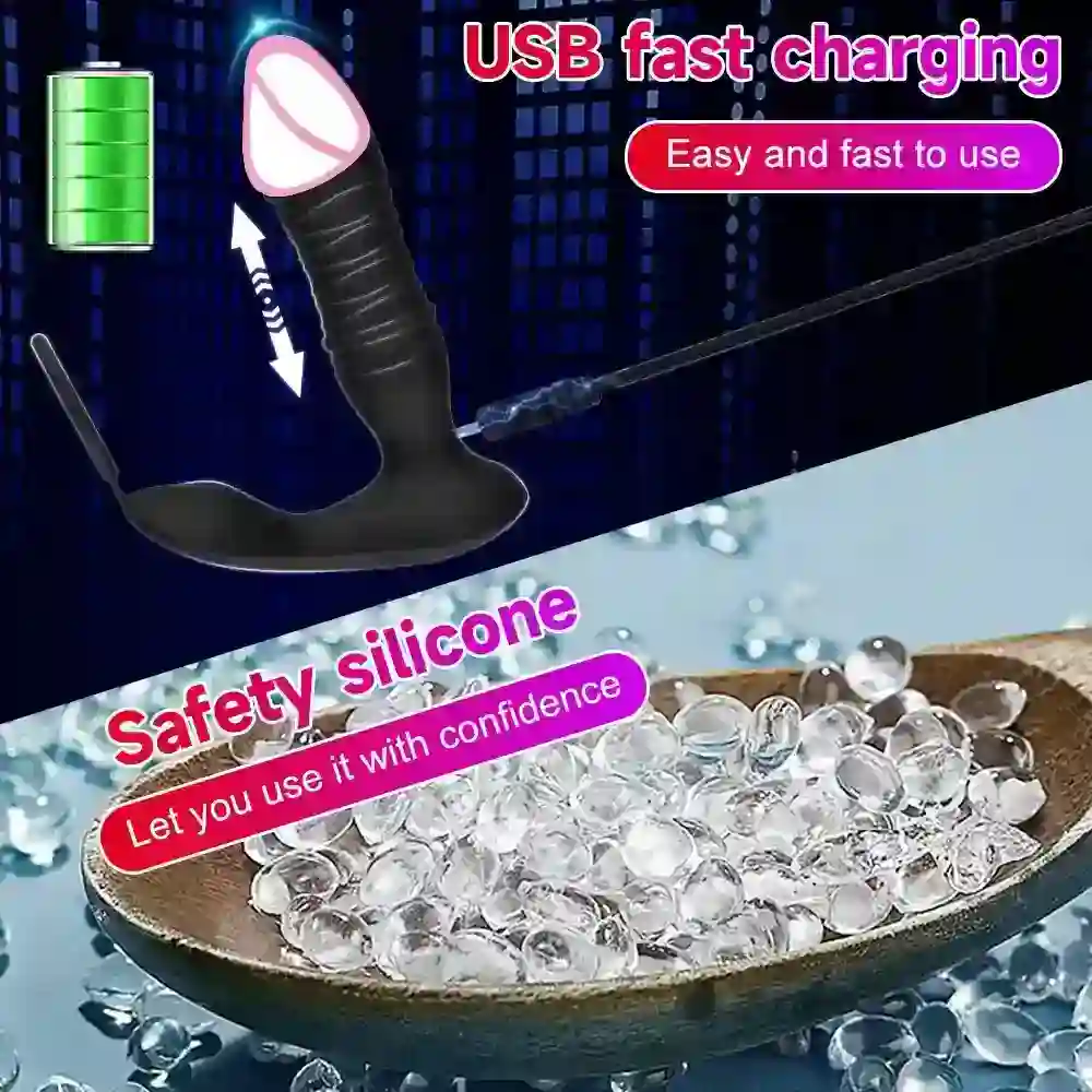 remote control anal plug silicone 1