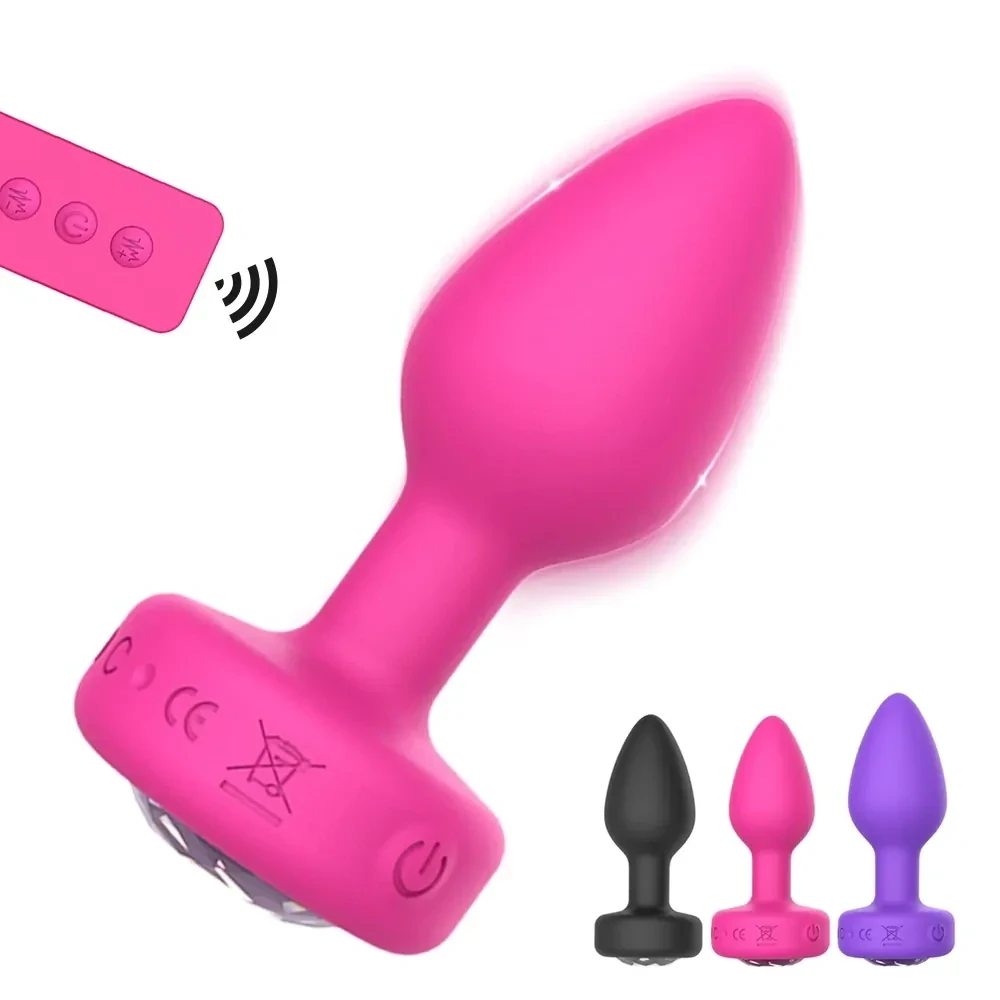 remote control anal plug silicone