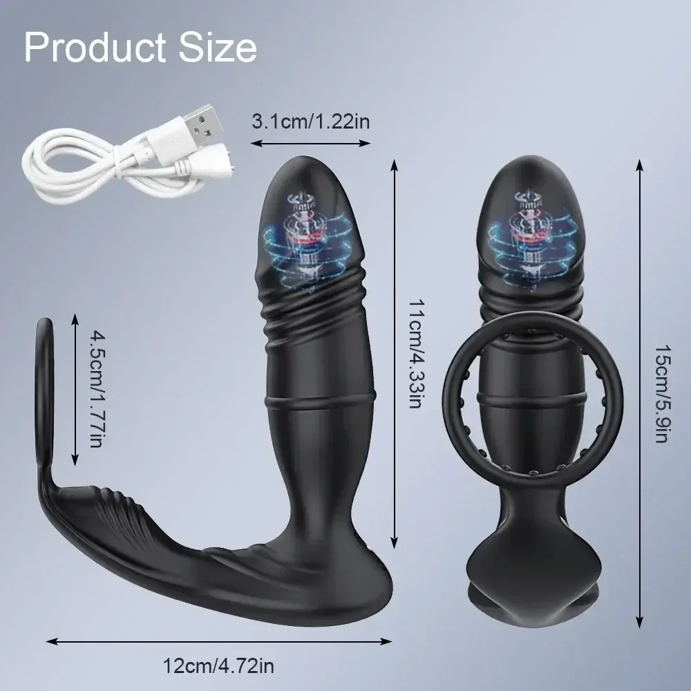 remote control prostate toy anal pleasure