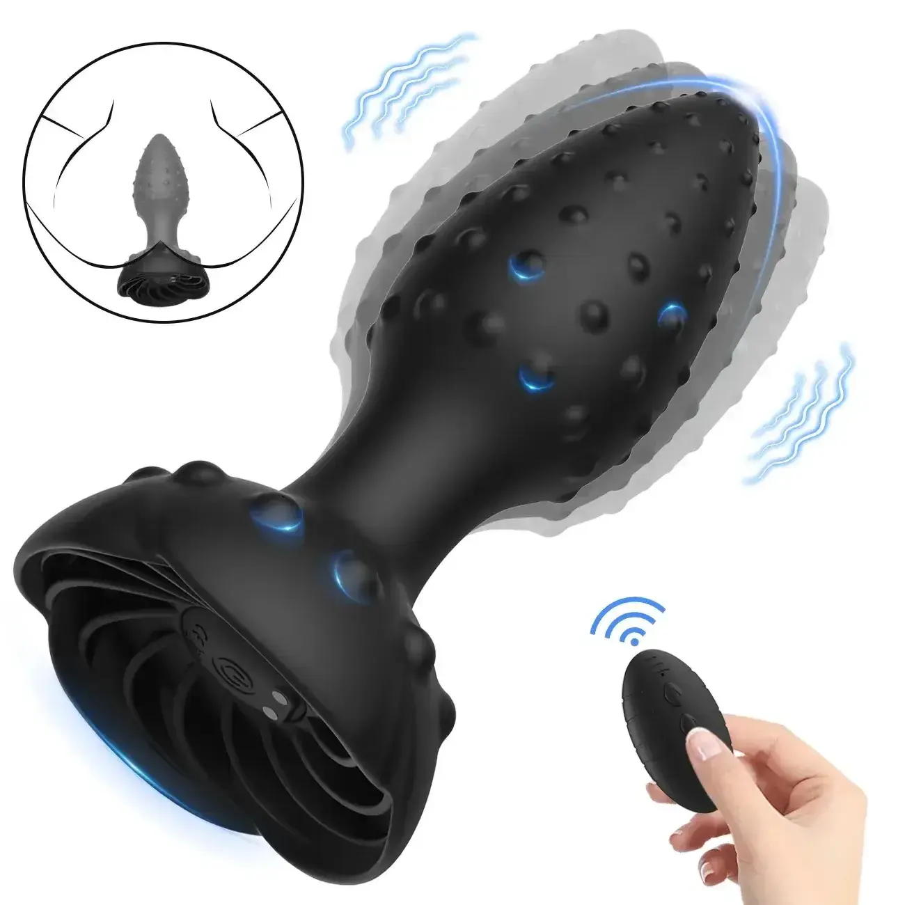 remote control prostate vibrating massager