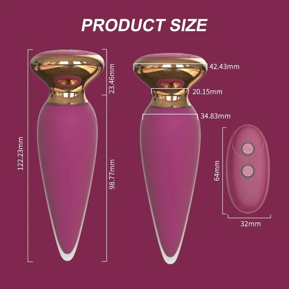 remote controlled prostate massager