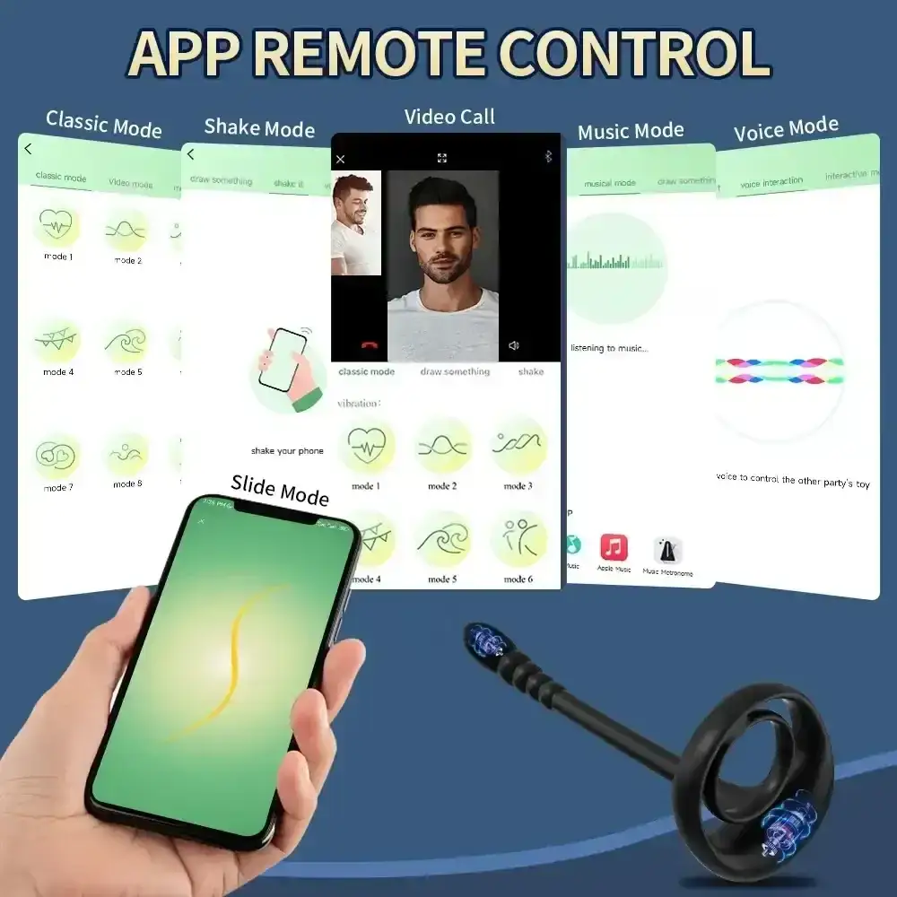 remote prostate vibrator for men