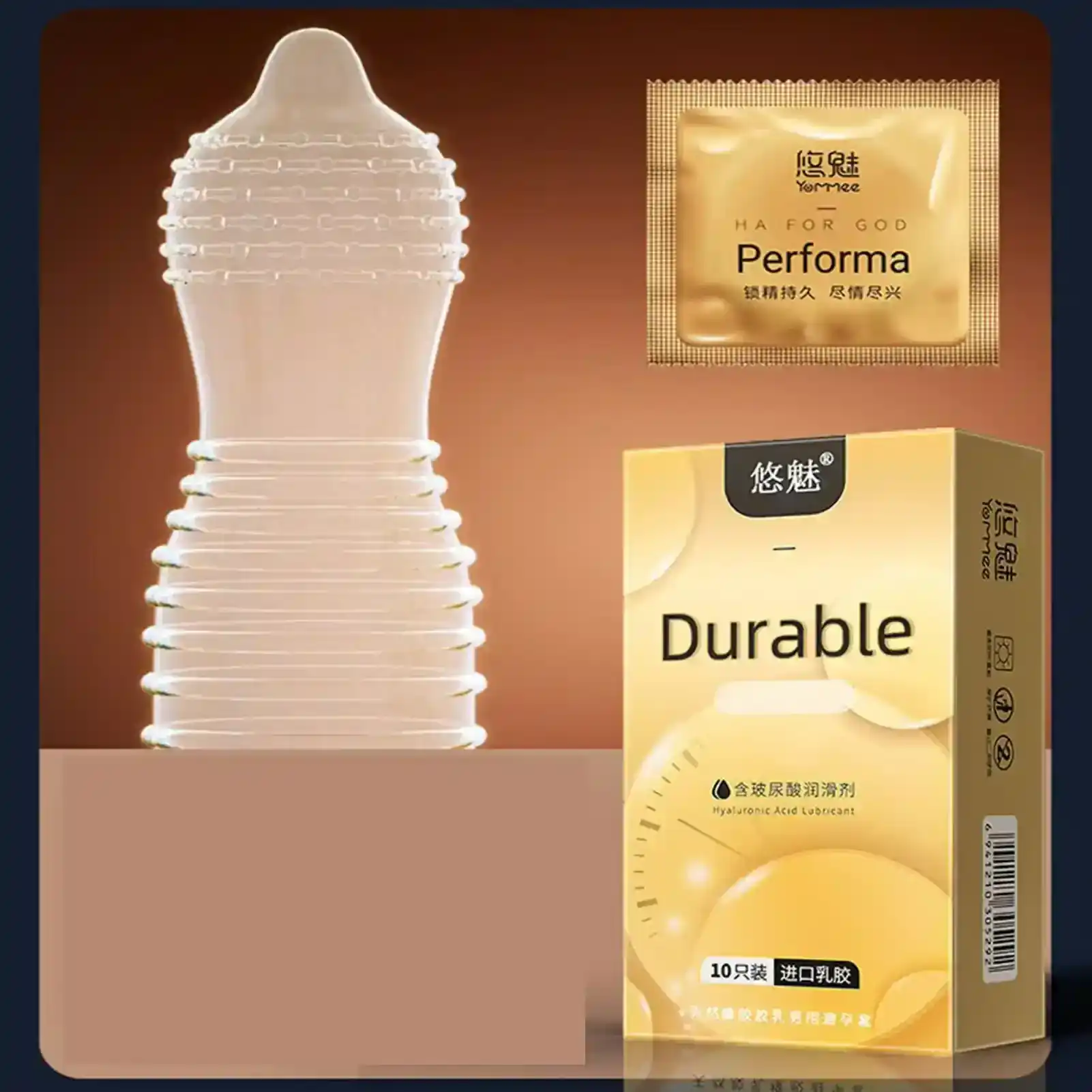ribbed texture delay condoms