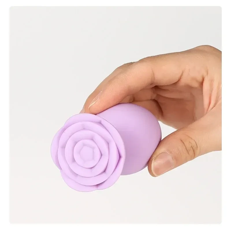 rose design anal plug small