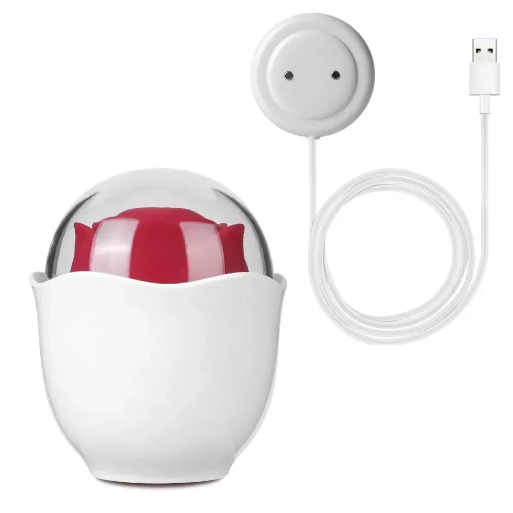 rose flower clitoral suction device