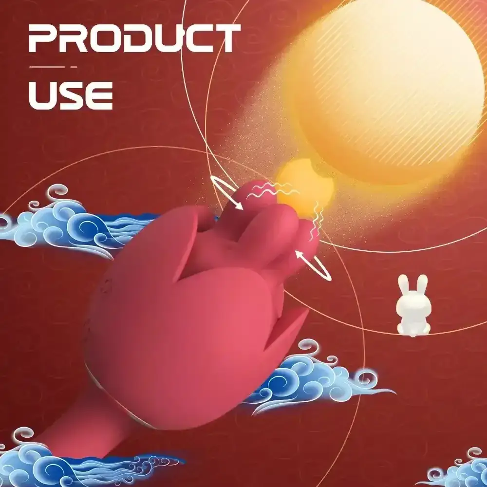 rose flower electric nipple massager