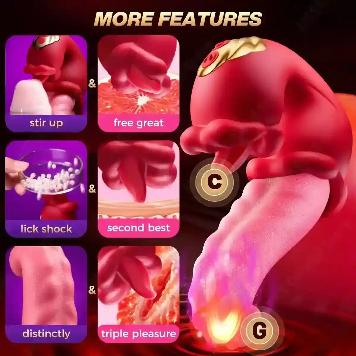 rose flower sex toy for women