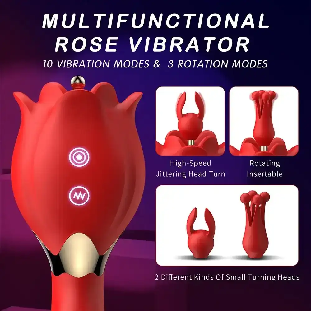 rose head clitoral suction vibrator