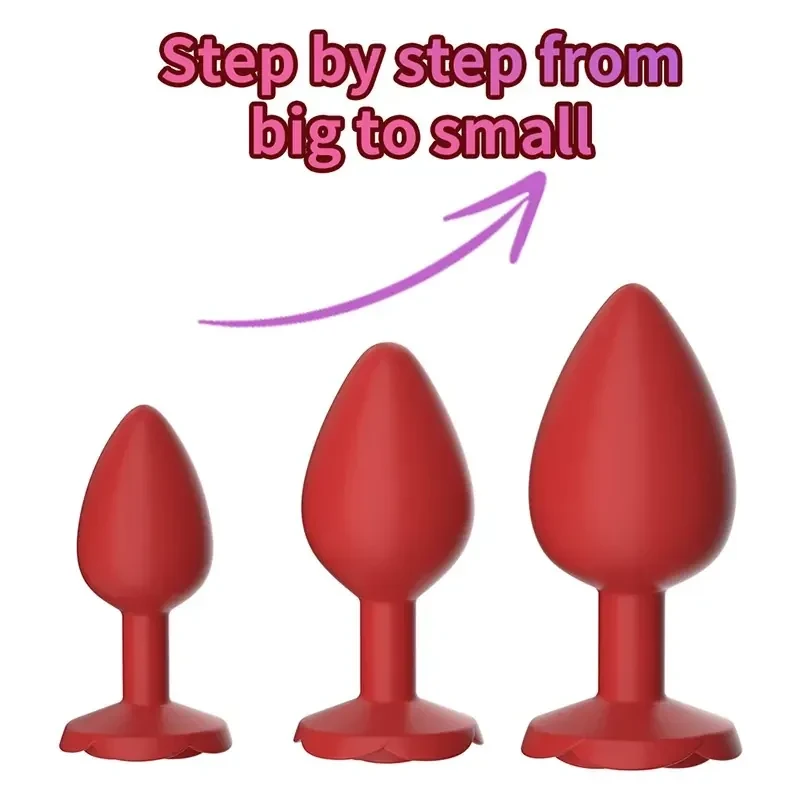 rose petal base anal plug