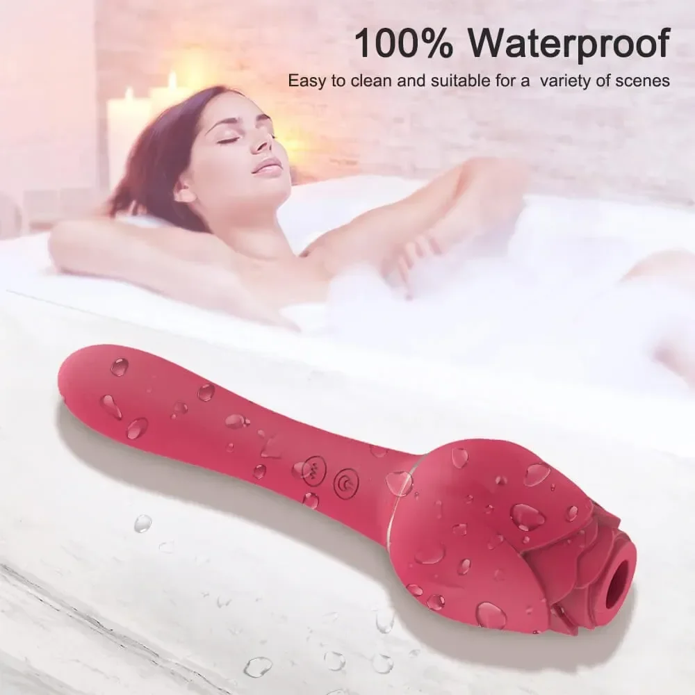 rose petal clitoral massager waterproof