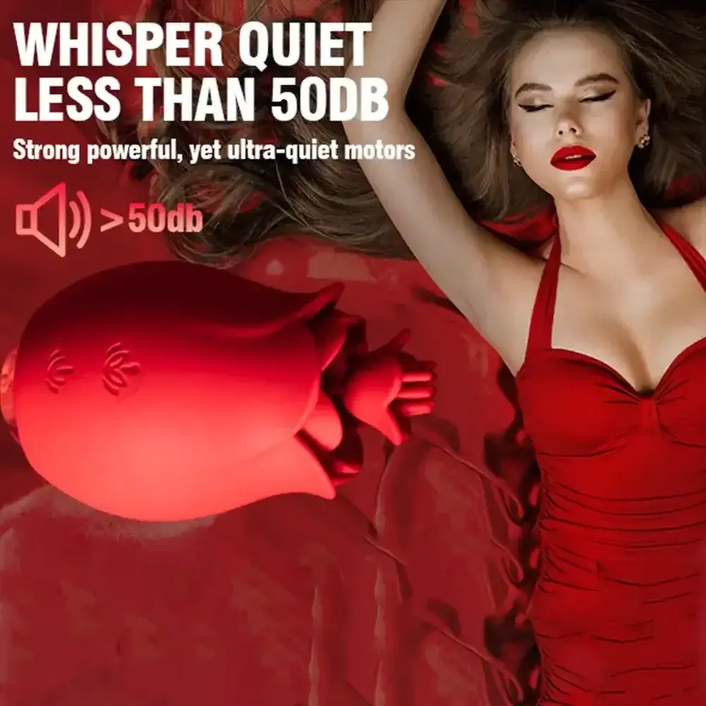 rose shaped clitoral vibrator 1