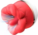 rose shaped clitoral vibrator pink