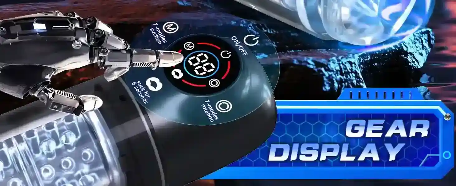 rotating suction male masturbator