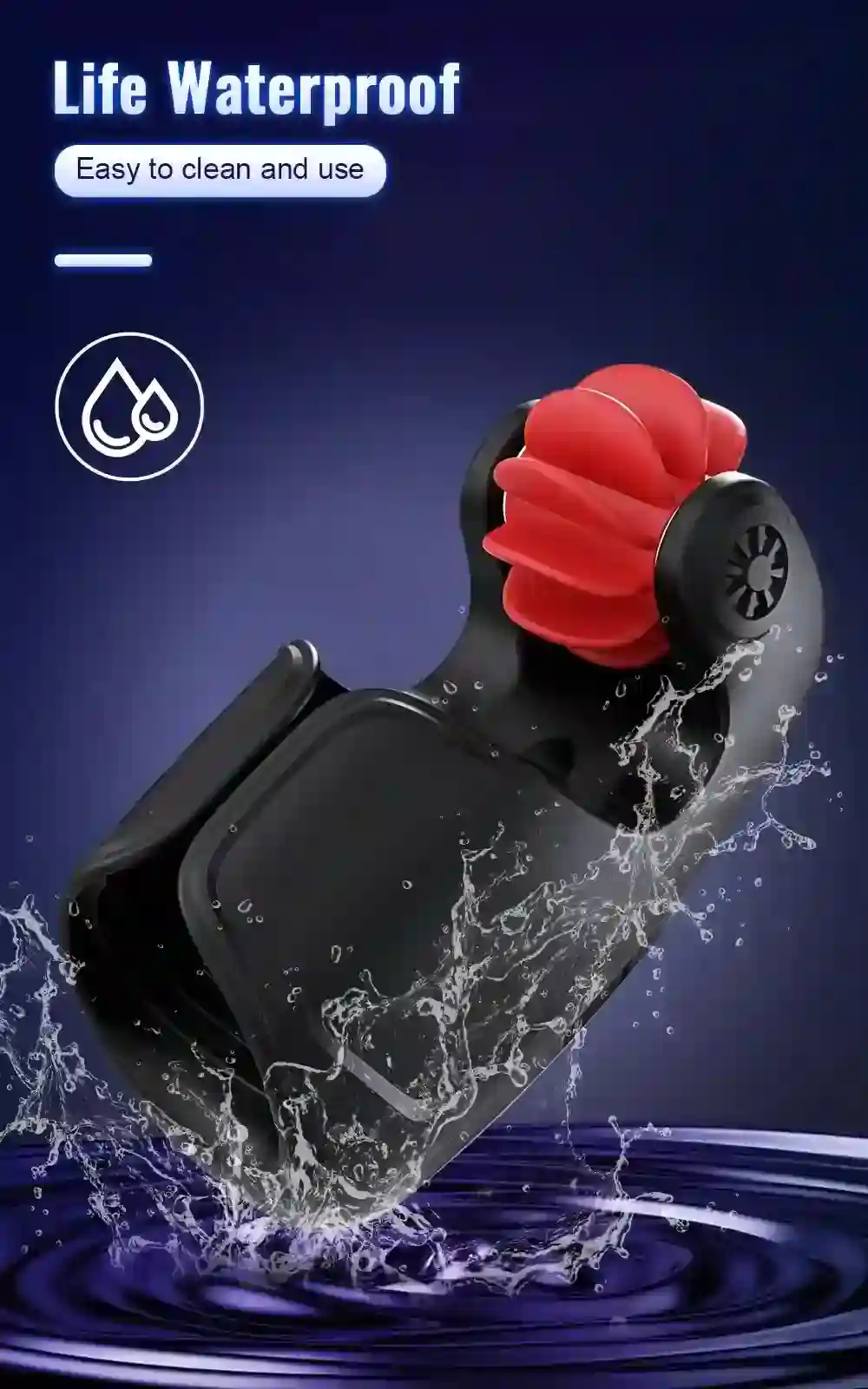 rotating tongue licking glans vibrator