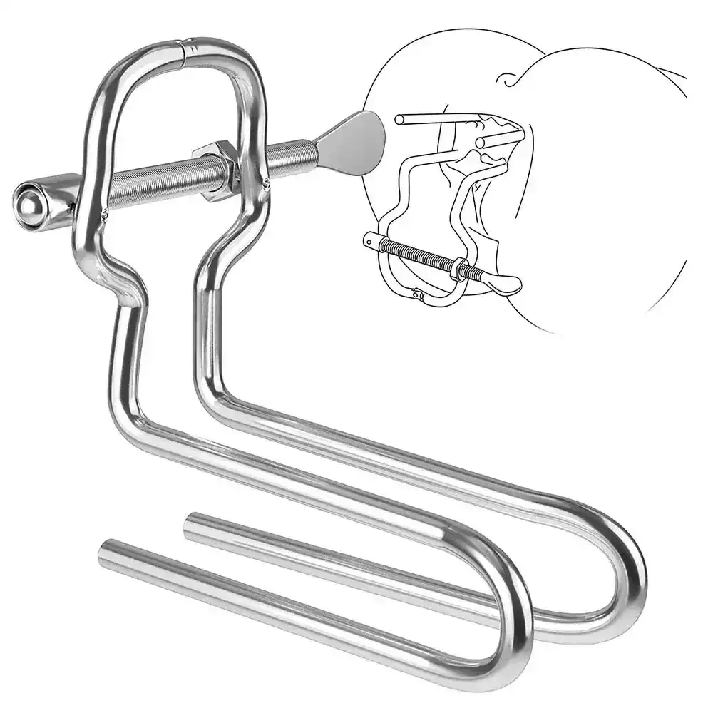 rounded stainless steel anal stretcher