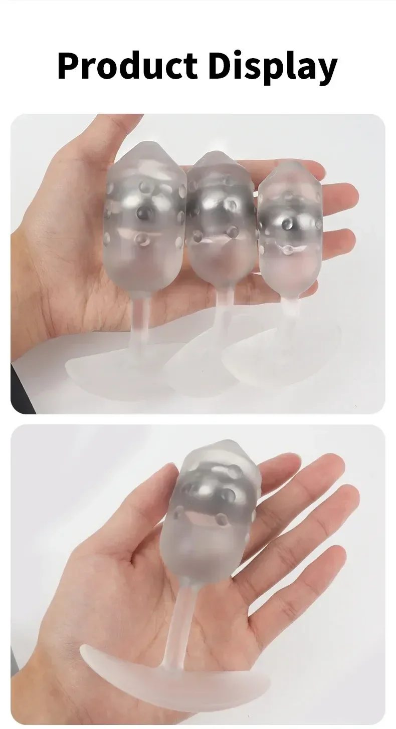 seamless waterproof anal pleasure plug