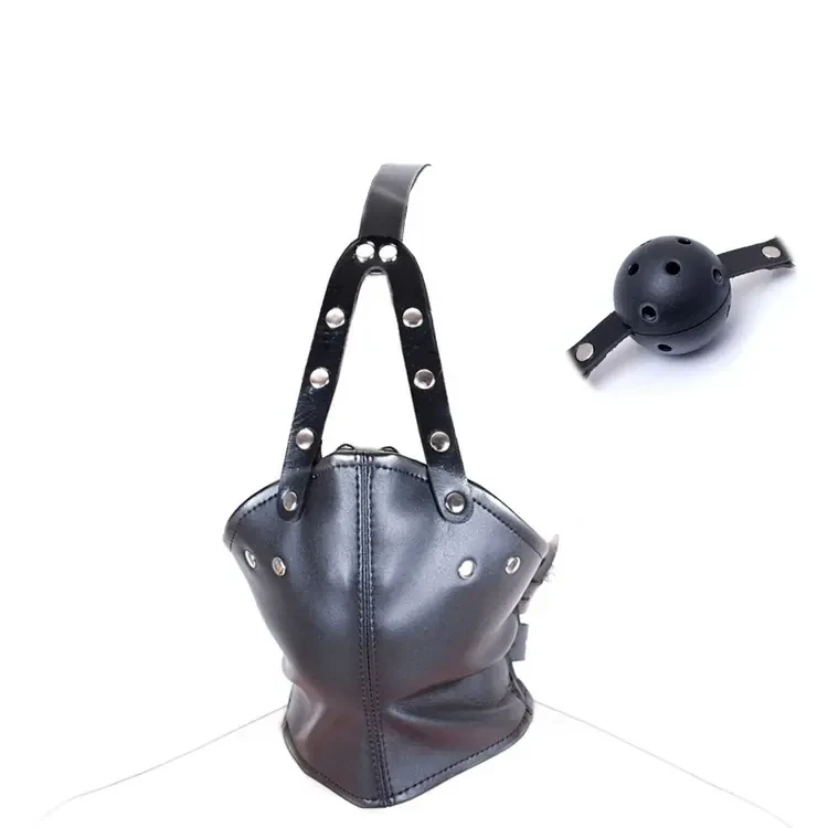 sensory deprivation ball gag device