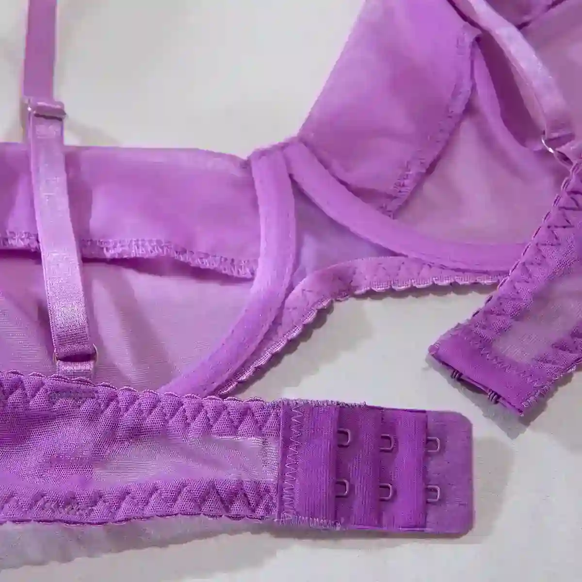 sensual mesh bra panty outfit