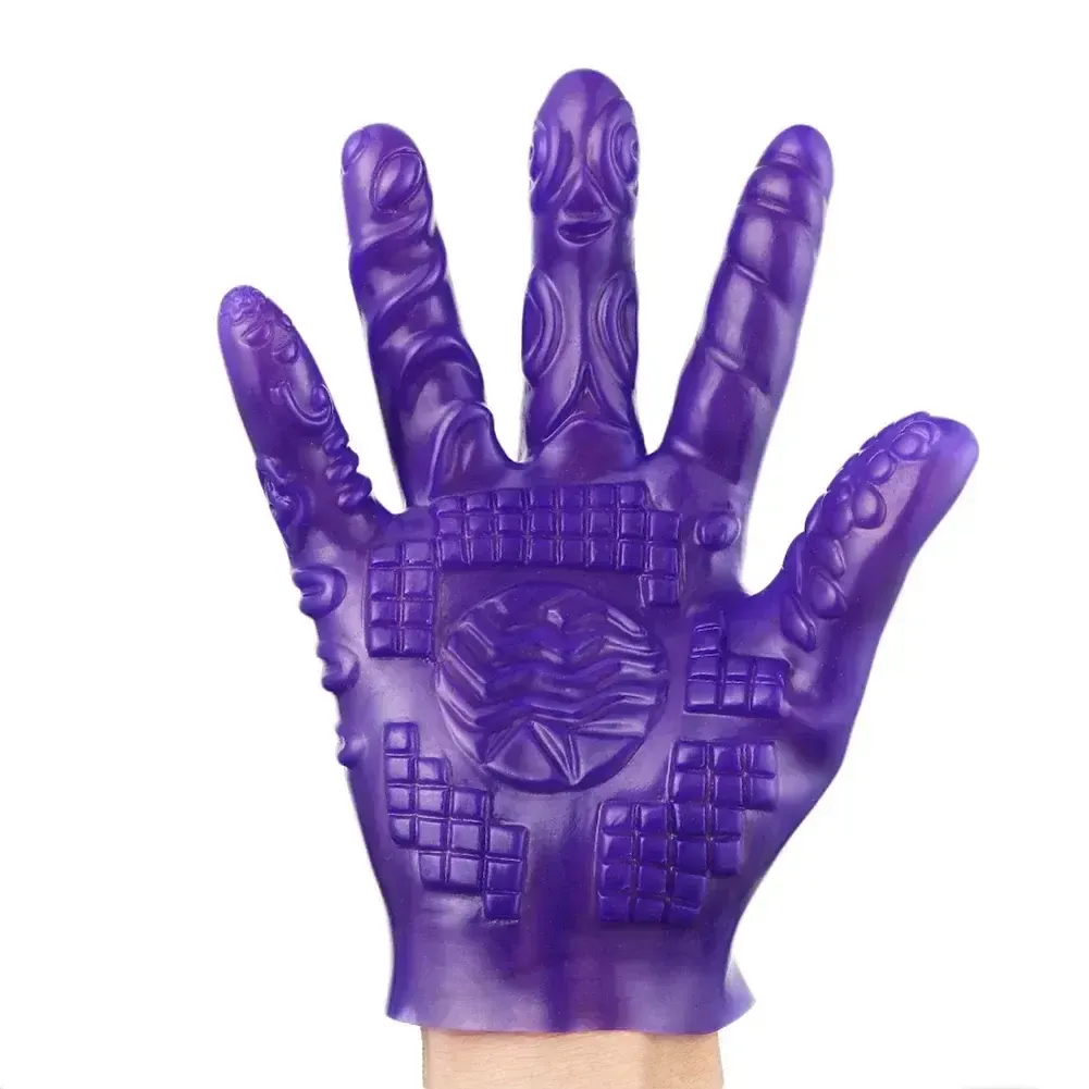 sensual potential pvc finger sleeve