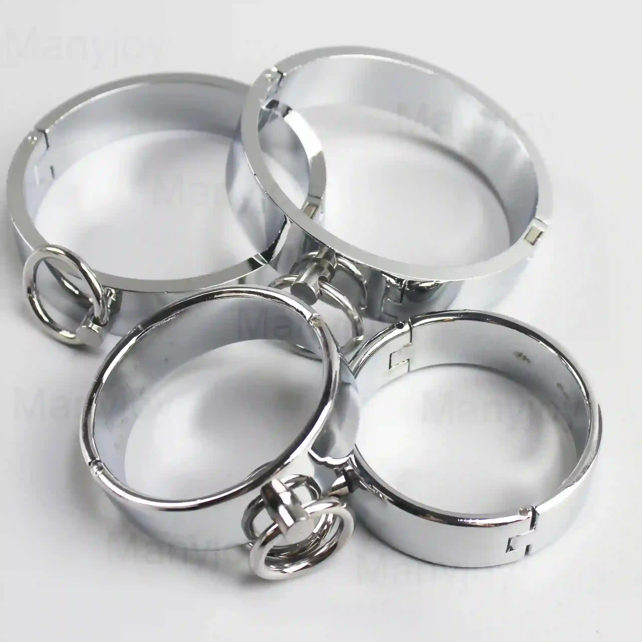 sensual steel ankle cuffs for women