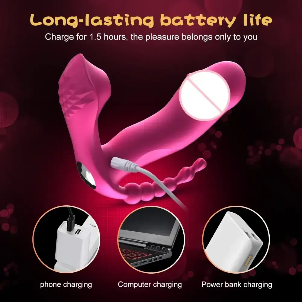 seven mode silicone anal beads