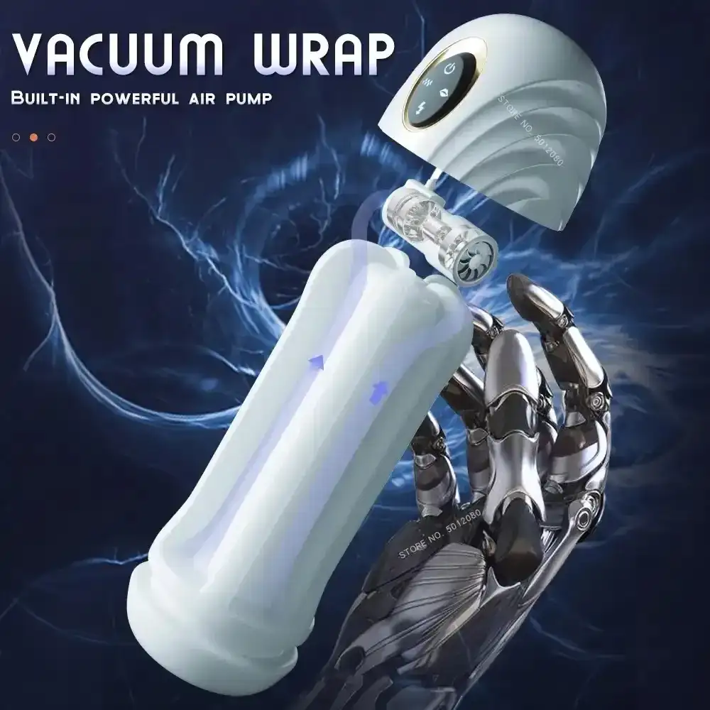 seven vibration patterns automatic masturbator