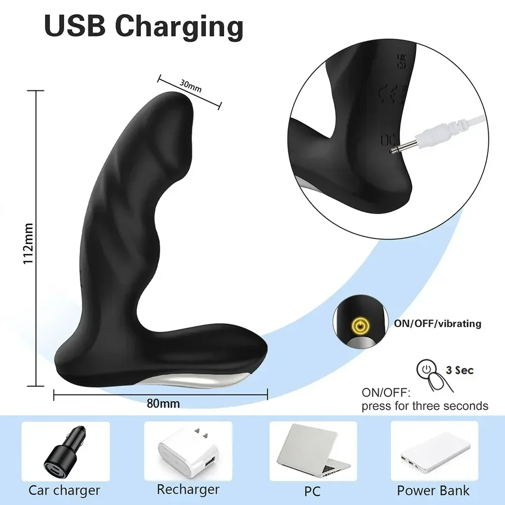 shake mode anal plug waterproof