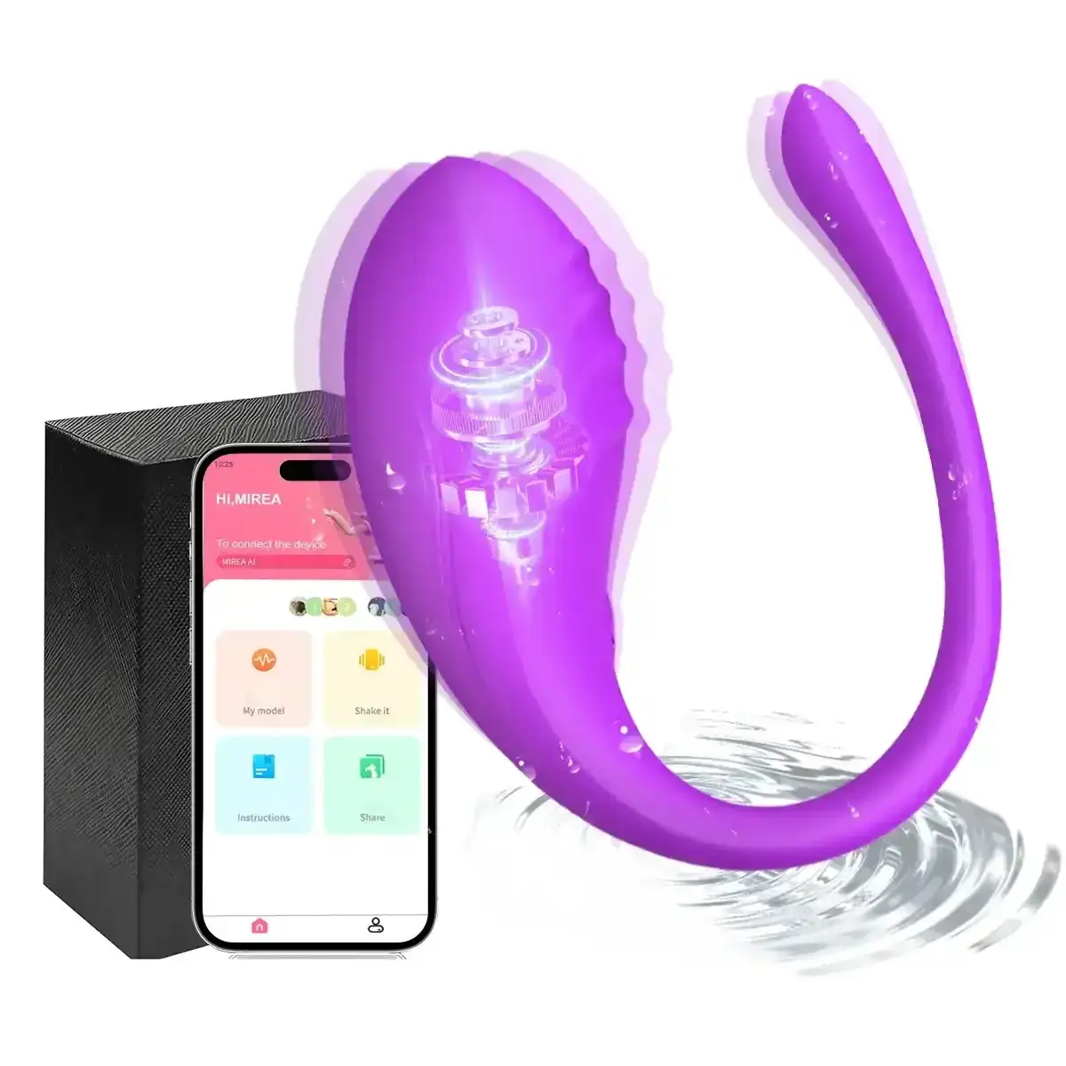 silent g spot vibrator app controlled