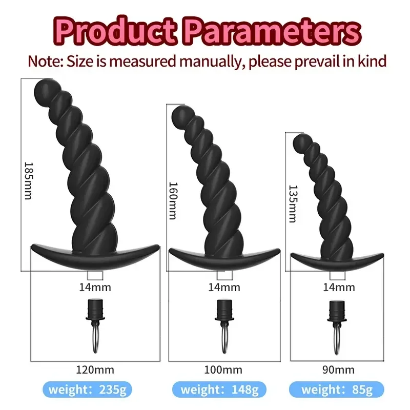 silicone anal beads hollow design