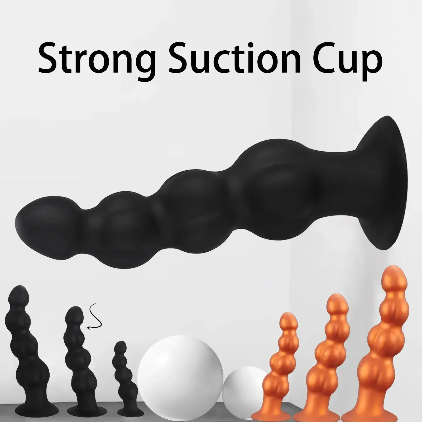 silicone anal beads s m l