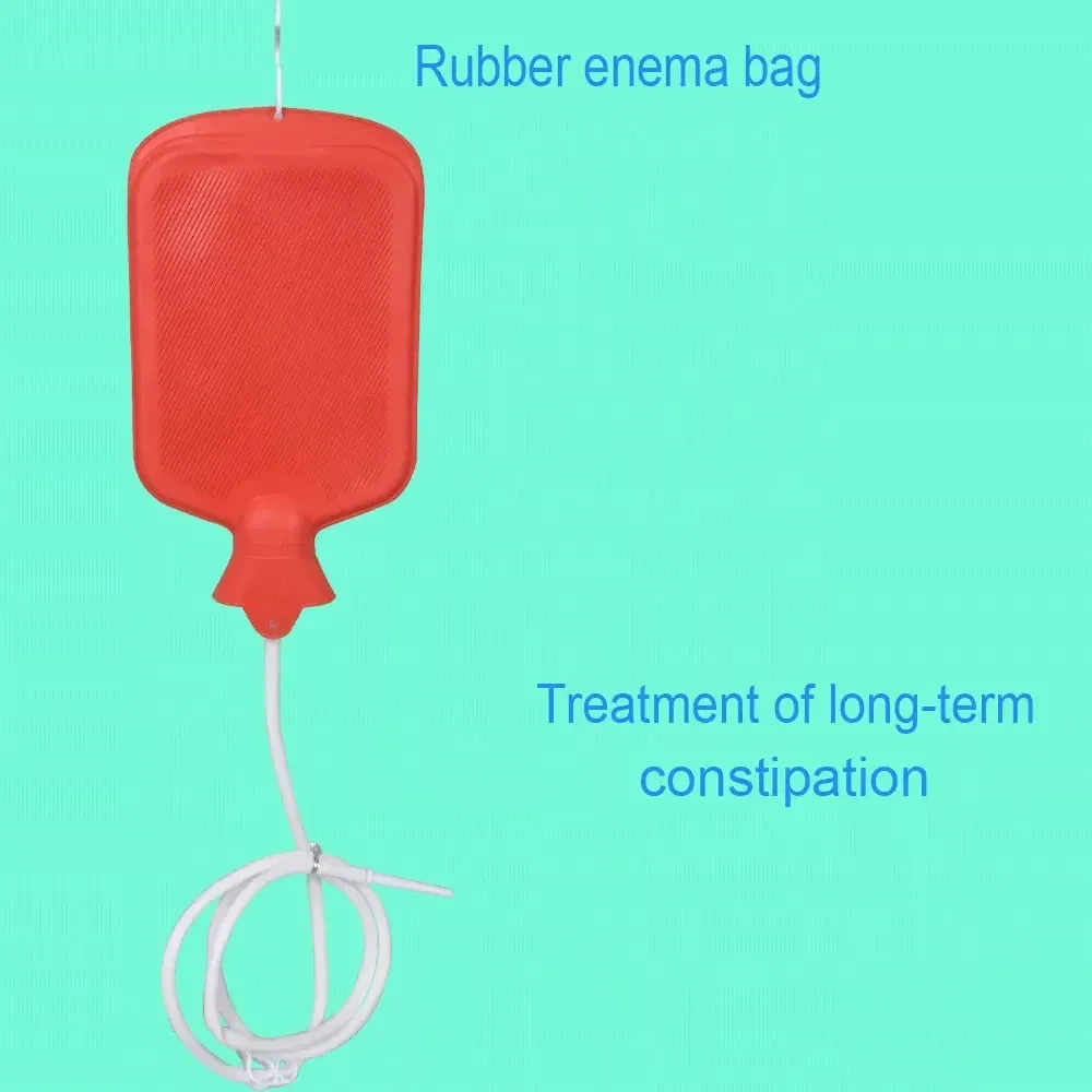 silicone anal cleansing bag with hook