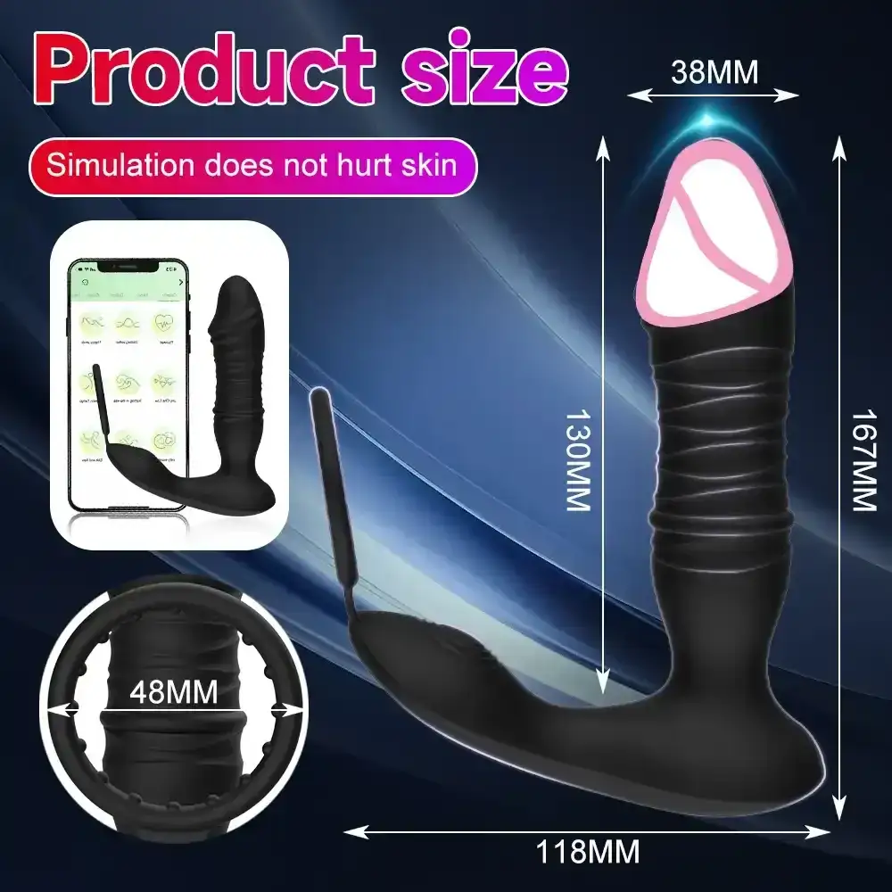 silicone anal plug app connectivity