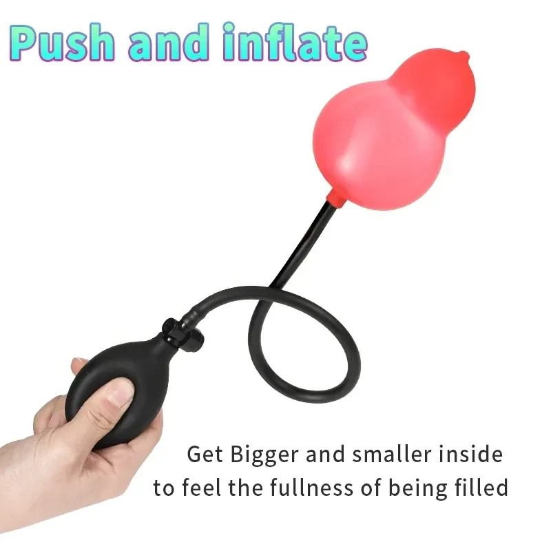 silicone anal plug expandable size