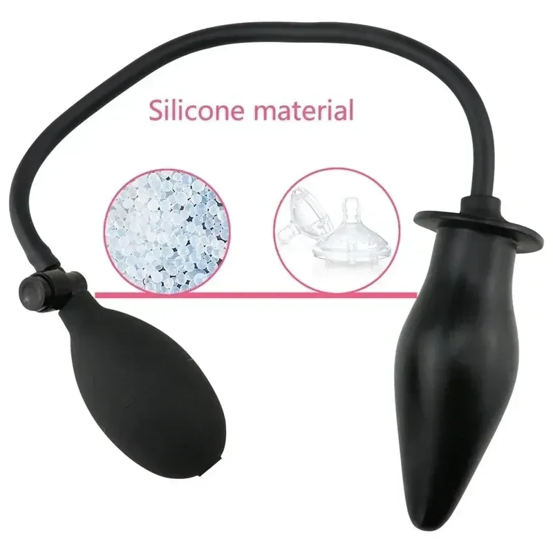 silicone anal plug massager body safe
