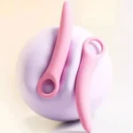 silicone anal plug set purple