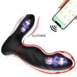 silicone anal plug with app control