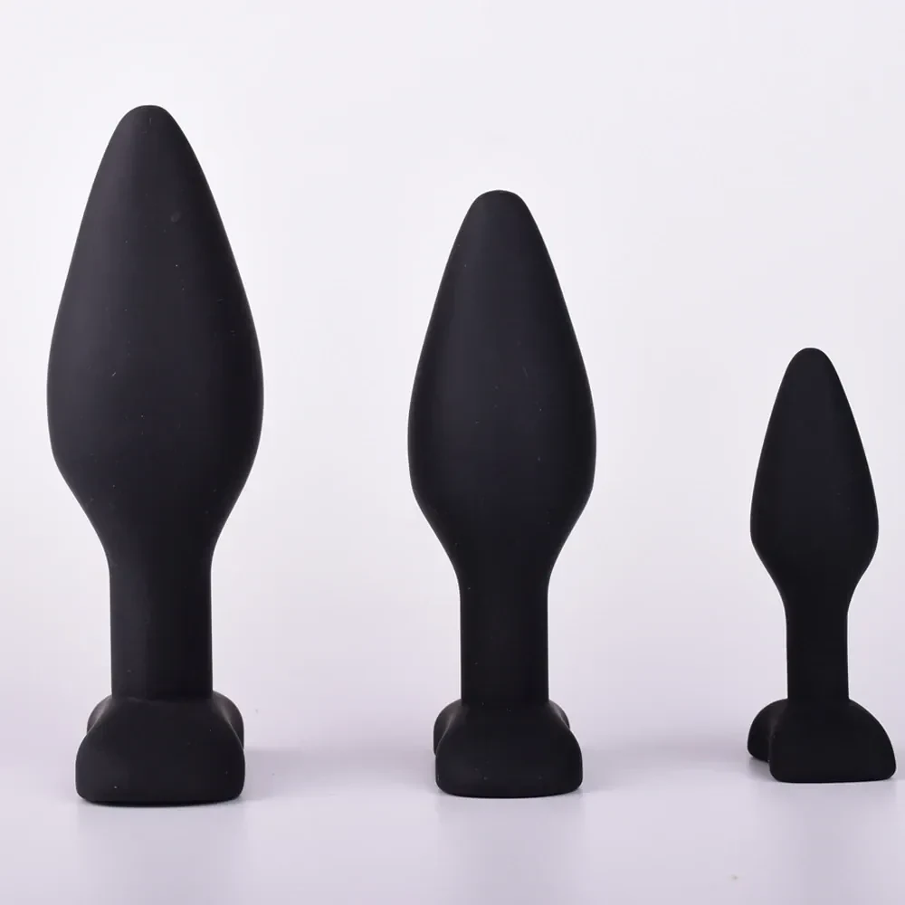 silicone anal trainer three piece