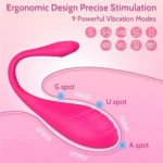 silicone app controlled g spot vibrator