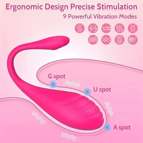 silicone app controlled g spot vibrator
