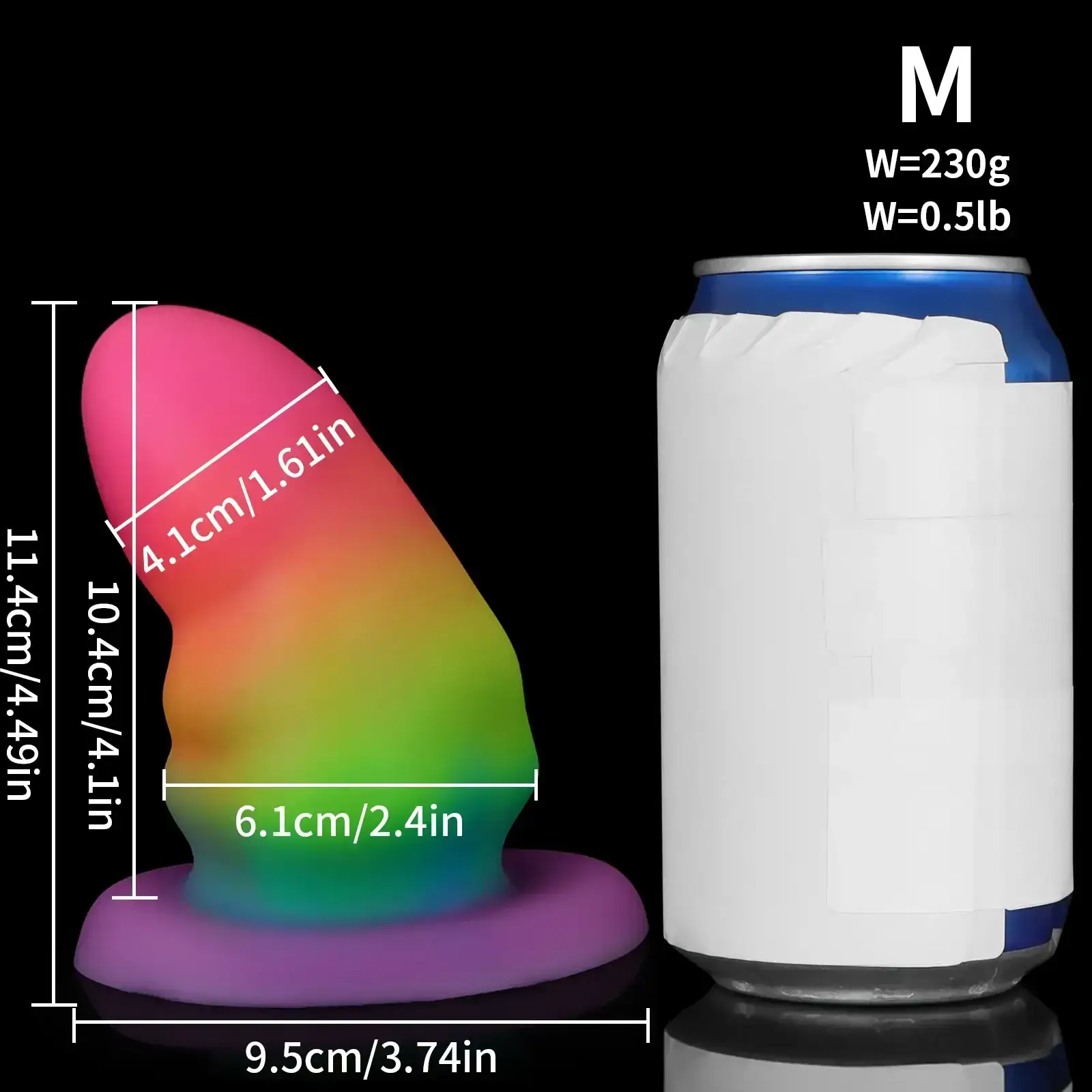 silicone butt plug suction cup