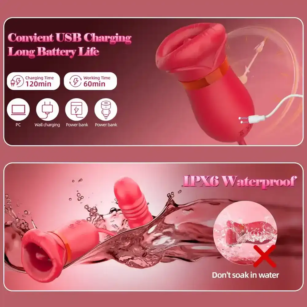 silicone clitoral stimulator oral sex