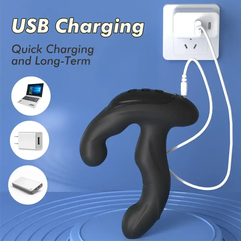 silicone dildo prostate massager