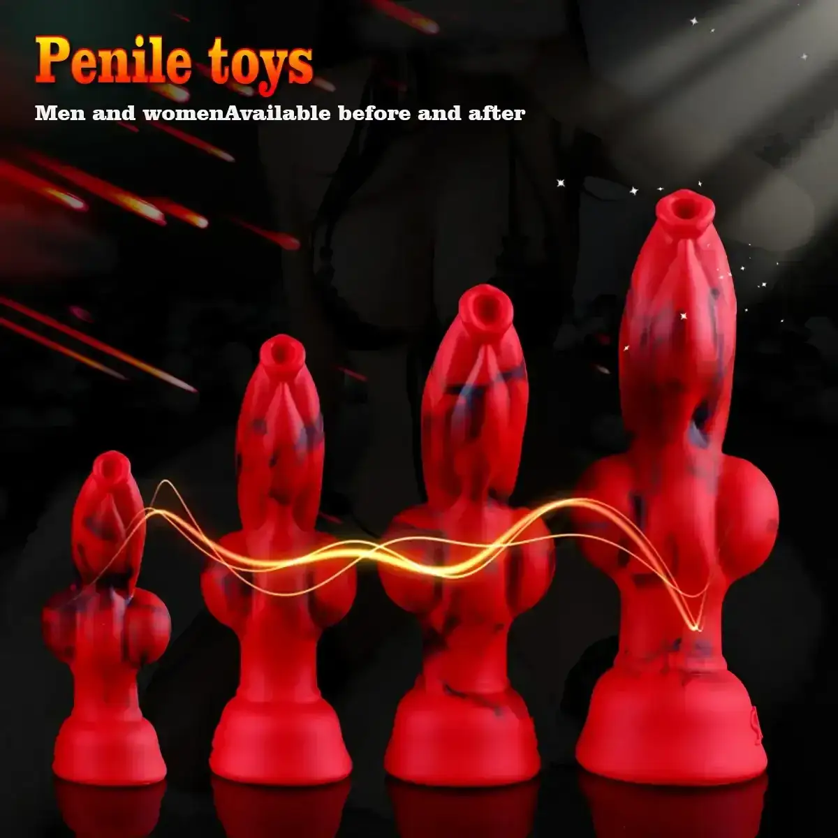 silicone dog dildo with suction cup