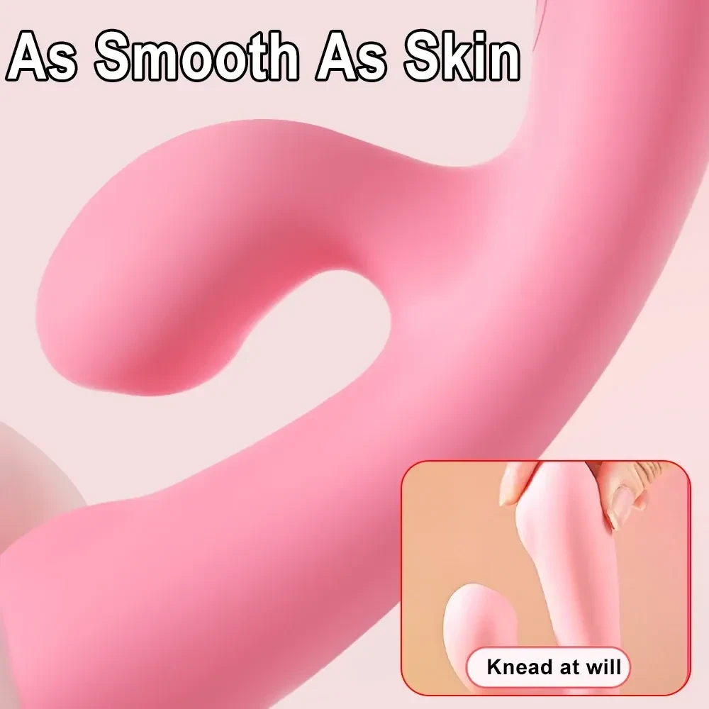 silicone dual stimulation vibrator waterproof