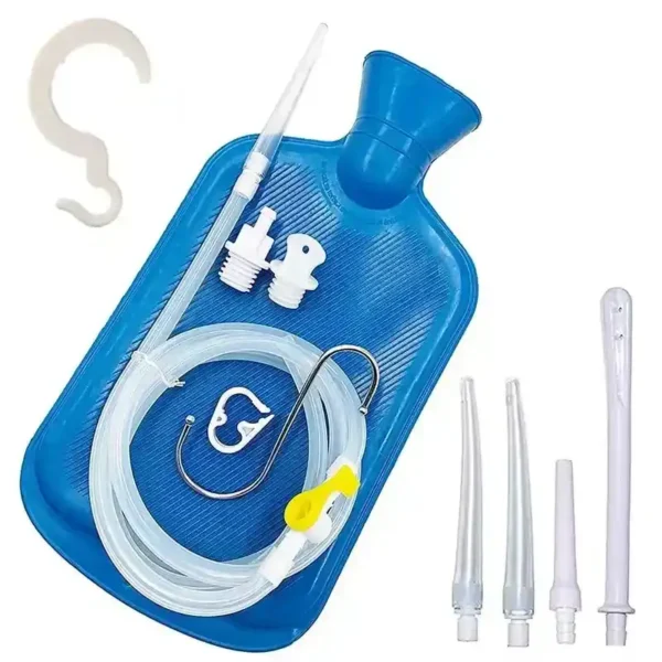 silicone enema tubing flow control