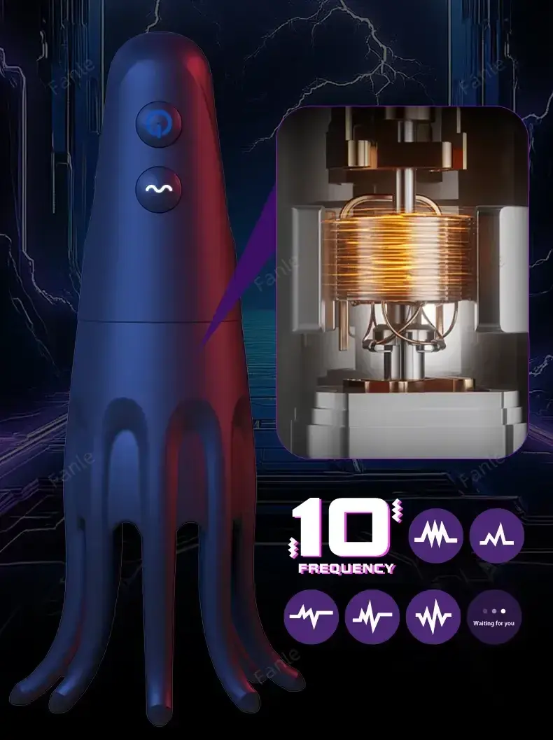 silicone glans stimulator 10 modes