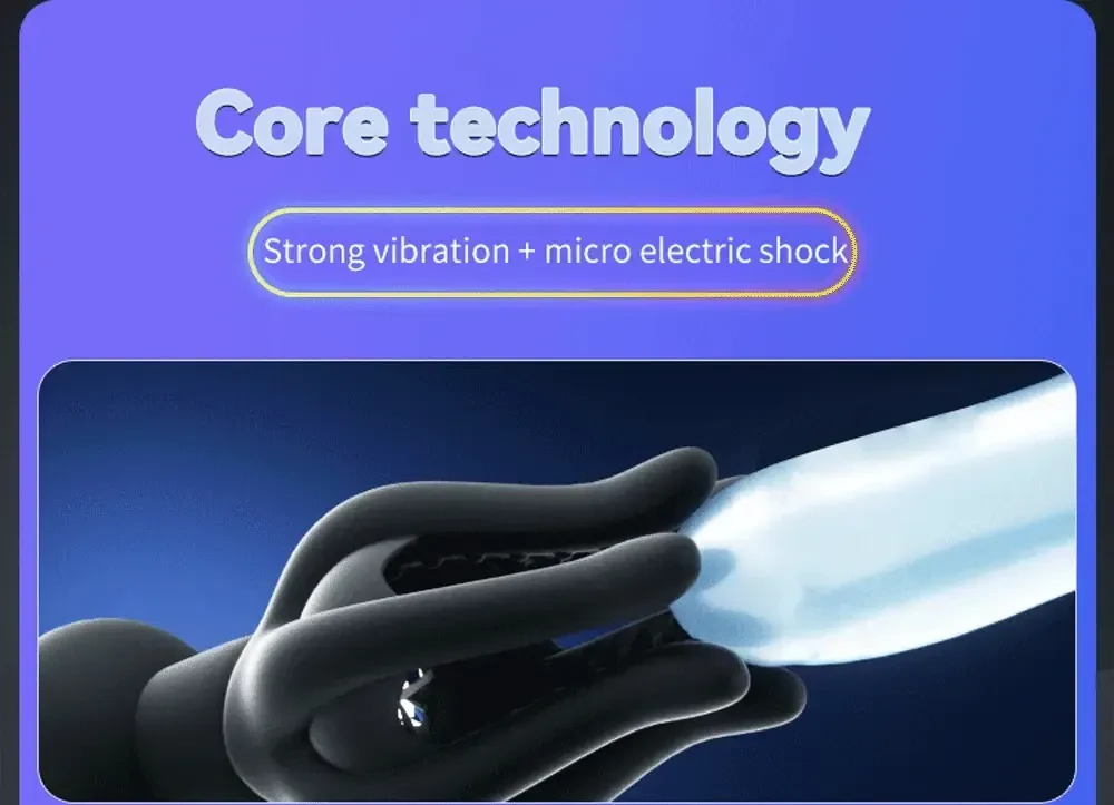 silicone glans vibrator octopus design