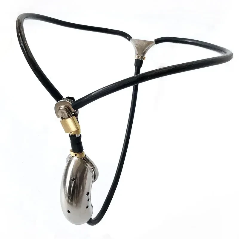 silicone lined steel chastity cage